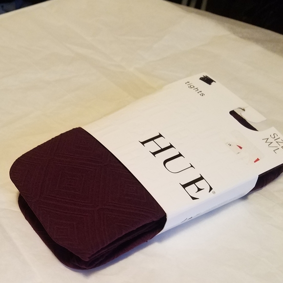 HUE Stockings Snake Skin Ribbed 5 pairs sz. 3 M/L - Picture 11 of 16